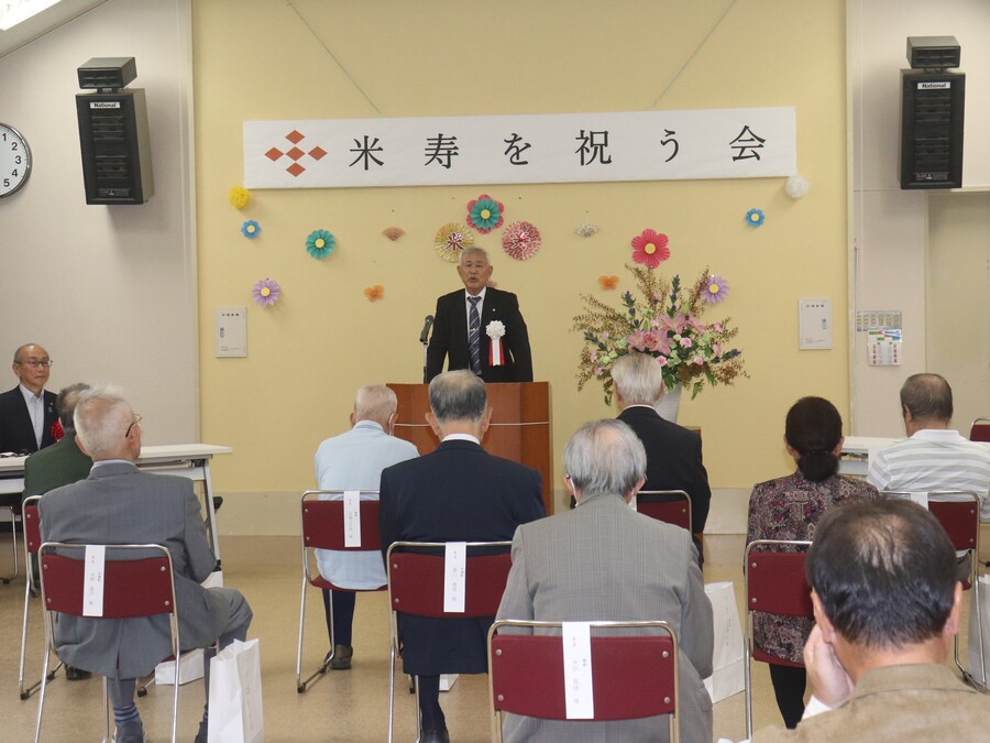 平野会長の挨拶